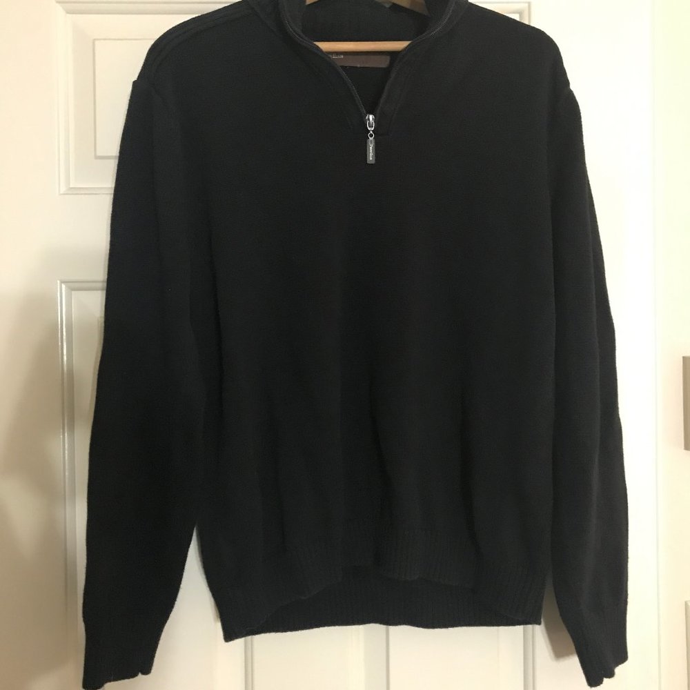 Men's Perry Ellis Sweater Black Large